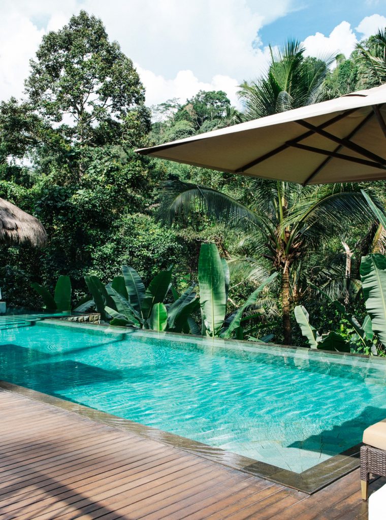 Indonesia, Bali, tropical swimming pool
